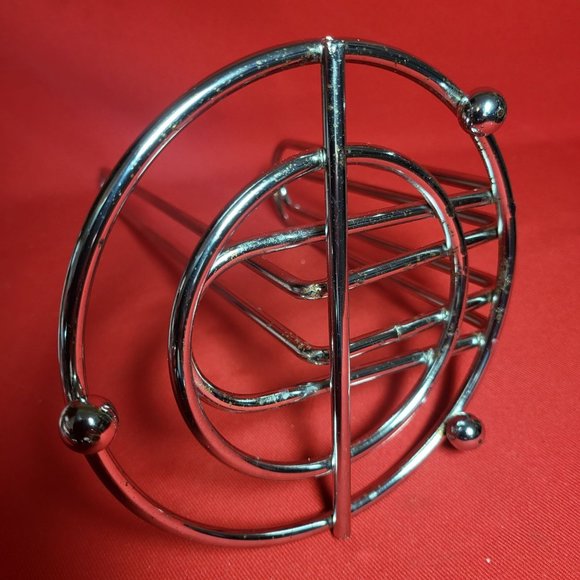 Chrome Plated Metal Steel Paper Towel Holder Countertop - Picture 10 of 12